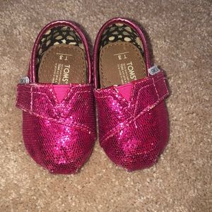 Baby Girls Glitter Toms